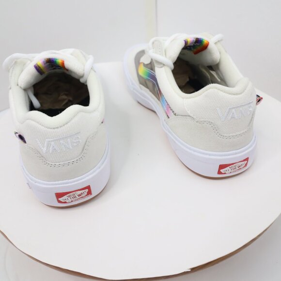 Vans Men's Wayvee 2Gether As Ourselves White Suede Skate Shoes Size 8 - Picture 4 of 7